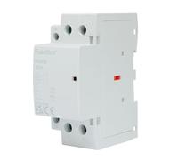 INC632 2 Pole Modular Contactor FuseBox, White, 63A AC-7a Rating, Din Rail Mount, 400V Operating Voltage, Terminal Block Connector