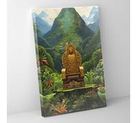 Inca Civilization Wall Art - Mayan, Wall Decoration, Wall Art, Mountains, 12" x 18"