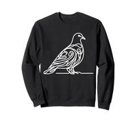Inca Dove Line Art Birdwatcher Sweatshirt