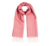 Inca Fashions - Herringbone Alpaca Scarf - 100% Baby Alpaca Wool - Unisex, Cinnabar Herringbone, One Size 71 inches long X 12 inches wide