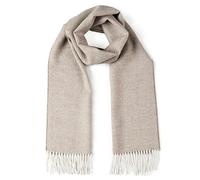 Inca Fashions - Herringbone Alpaca Scarf - 100% Baby Alpaca Wool - Unisex, Taupe Herringbone, One Size 71 inches long X 12 inches wide
