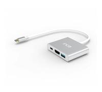 inca ITPC-04TX, USB C HDMI Adapter, with 100W PD, 4K@30Hz HDMI, USB 3.0 5Gbps, Type C to HDMI Adapter, 3 in 1 Multiport Hub for MacBook Pro/Air, Samsung, iPad, Aluminium Housing