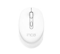 INCA IWM-243RB Wireless Mouse - Candy Design, Silent Click, 2.4GHz USB Mouse, 1600 DPI, Lightweight & Compact, for Laptop/PC - White