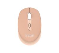 INCA IWM-243RH Candy Design Wireless Mouse, 2.4GHz Wireless, Auto Sleep Mode, 800-1600 DPI (Cream)