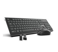 INCA IWS-519 Wireless Multimedia Slim Chocolate Design Keyboard & Mouse Set