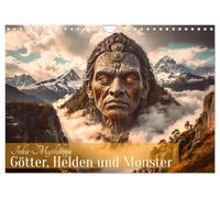 Inca mythology - gods, heroes and monsters UK-Version (Wall Calendar 2026 DIN A4 Landscape), CALVENDO 12 Month Wall Calendar