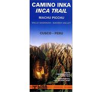 Inca Trail - Cusco - Machu Picchu - Sacred Valley Map (English and Spanish Edition)
