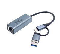 inca USB C to Ethernet Adapter IUTP-01TX, USB 3.0 to RJ45 1000Mbps, 10/100/1000 Gigabit LAN Ethernet Adapter, LAN Network Adapter for PC, Laptop, MacBook | Aluminium Alloy Housing