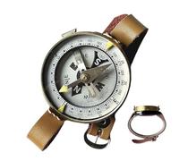 Incandescent Compass for Camping, Survival Compass for Camping, Easy to Read Survival, Waterproof Survival Wrist Compass for Outdoor Adventure