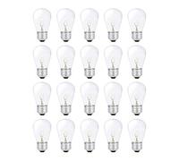 Incandescent S14 E26 11W Clear 20pc