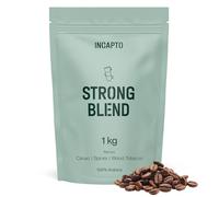 Incapto Café and Grano Strong Blend 1kg | Blend of 80% Arabica and 20% Robusta | Strong and bitter | Origins: Uganda, Brazil, and Peru | Natural roast