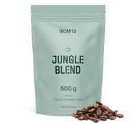 Incapto Jungle Blend Whole Bean Coffee 500g | Rich Aroma and Flavor | Blend of Origins - Guatemala, Brazil, and Peru | 100% Arabica | Specialty Coffee 80 SCA Points | Natural and Artisan Roast