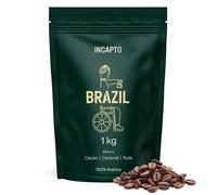 Incapto Specialty Whole Bean Coffee 1kg | Origin: Brazil | 100% Arabica | Specialty Coffee 84 SCA Points | Natural and Artisan Roast | Minas Gerais Farm, Fazendas