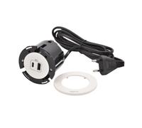 INCARA furniture socket DISQ 60 USB A + C 2.0 m white 654730