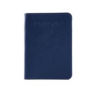 INCARNE US Passport Cover - Passport Wallet - Passport Sleeve with Card Slots & Note Compartment, Classic Blue, Standard passport fit, Patriotic Usa