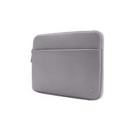 Incase A.R.C. Sleeve with ReSpun 100% Recycled Polyester - 14" MacBook/Laptops & iPad/Tablet Case - Cushioned Faux Fur Lining, External Zippered Slip Pocket (Grey, Most 14" Laptops)