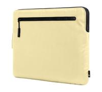Incase Compact Laptop Sleeve with Flight Nylon - 13-inch MacBook/Laptop & iPad/Tablet Sleeve - Faux Fur Lining, Lightweight, Durable, Weather Resistant, Slip Pocket for Accessories (Lime Custard)