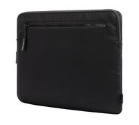 Incase Compact Laptop Sleeve with Flight Nylon - 13-inch MacBook/Laptop & iPad/Tablet Sleeve - Faux Fur Lining, Lightweight, Durable, Weather Resistant, Slip Pocket for Accessories (Flight Black)