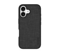 Incase ICON Case with Woolenex & MagSafe for iPhone 16 - Durable, Stylish, Protective, Lightweight, Water-Resistant, Scratch-Resistant with Wireless Magsafe Charging - Graphite Woolenex