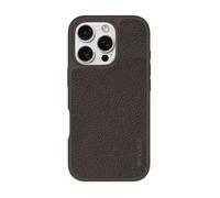 Incase ICON Case with Woolenex & MagSafe for iPhone 16 Pro - Durable, Stylish, Protective, Lightweight, Water-Resistant, Scratch-Resistant with Wireless Magsafe Charging - Cocoa Pebbled Plant Leather