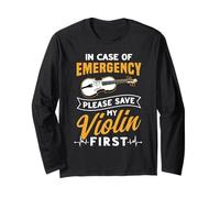 Incase of Emergency Please Save My Violin First Art Pro Long Sleeve T-Shirt
