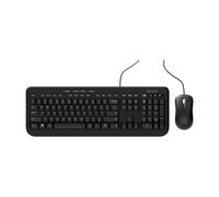 Incase Wired Desktop 600 - Designed by Microsoft - Keyboard and Optical Mouse Set, QWERTY Layout, Spill-Resistant Design, Quiet Touch Multimedia Keys, USB Connection, Plug-and-Play - Black