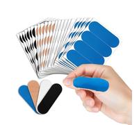 INCAUCA 100 Pieces 4 Colors Bowling Finger Tape, Elastic Bowling Thumb Tape, Protective Bowlers Tape, Bowling Ball Insert Tape for Thumb Hole, Grip Accessories Tape for Inside Thumb Hole