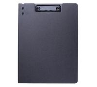 INCAUCA Foldable Clipboard Folder, Folding Clipboards with Pen Holder & Cover, Standard A4 Letter Size Clip Board, 32 x 23.5 cm Clipboard Folio for Nursing School Office (Black)