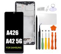 INCELL for Samsung Galaxy A42 5G Screen Replacement with Frame for Samsung A426 A426B A426B/DS A4260 A426U A426N LCD Screen Touch Display Digitizer Assembly with Repair Part（No Fingerprint Function）