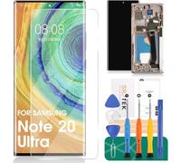 Incell For Samsung Galaxy Note 20 Ultra 5G Screen Replacement For Samsung Note 20 Ultra N986B SM-N986U LCD Display Touch Digitizer Assembly Repair Parts Kits (Mystic Bronze, Gold)