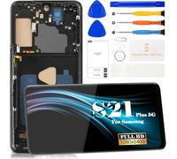 Incell for Samsung Galaxy S21+ 5G LCD Screen Replacement for Galaxy S21 Plus 5g LCD Display for SM-G996B SM-G996U Digitizer Touch Screen Assembly Repair Part With Frame (Phantom Black, NO Fingerprint)