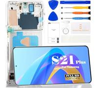 Incell for Samsung Galaxy S21+ 5G LCD Screen Replacement for Galaxy S21 Plus 5g LCD Display SM-G996B SM-G996U Digitizer Touch Screen Assembly Repair Part With Frame (Phantom Silver)