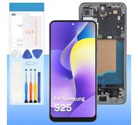 Incell for Samsung Galaxy S25 Screen Replacement SM-S931B SM-SM-S931U SM-S931W 6.2" LCD Display Touch Digitizer Assembly with Black Frame(Not Fingerprint)