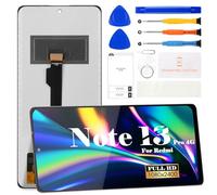 Incell For Xiaomi Redmi Note 13 Pro 4G LCD Display For Redmi Note 13 Pro 4G Screen Replacemet 23117RA68G 2312FPCA6G Touch Screen Digitizer Display Assembly Repair Kits (Black,Without Frame)