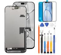 INCELL LCD Screen for iPhone 16 Pro Max Screen Replacement, 6.7 inch FHD for iPhone 16 Pro Max LCD Display Touch Digitizer Screen Assembly A2396, A3084, A3295, A3297 with Tools Set, Tempered Glass