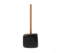 Incense Base Holder Crafted from Natural Quartz Stone for Crystal Healing, 3mm Hole for Secure Placement (Obsidian)