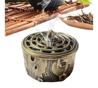 Incense Burner,Coil Cone Seat Spiritual Ornament - Stylish Incense Fly Repeller | for Home Kitchen Outdoors Camping Yoga Living Room Meditation Spa