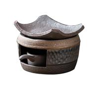 Incense Burner - Compact Ceramic Tea Roaster | Handmade Wax Melt Warmer | Aromatherapy Accessories for Bedroom, Tea Room, Meditation Room, Kitchen, Bathroom, Dorm, Apartment, Restoration