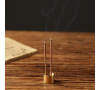 Incense Burner, Copper Incense Burner Holder Cone Holder Gourd Incense Burner for Joss Stick, Tower Incense, Incense Coil (9 Holes)