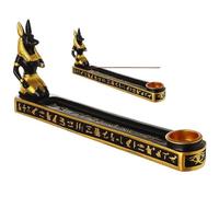 Incense Burner, Egypt Resin Incense Burner Incense Board Base Holder Hand Carved Carving Censer Ornaments Egyptian Queen Incense Burner