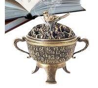 Incense Burner | Handmade Fragrance Burner | Pear Shaped Aromatherapy Alloy Holder for Home, Yoga and Meditation, Daily Rituals, Table Decoration for Entrance Area and Living Area