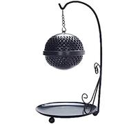 Incense Burner Hanging Incense Burner Cone Incense Holder, Creative Iron Frame Mosquito Coil Holder Sandalwood Furnace For Indoor Decor Incense Holder Incense Cones,Schwarz,YUYANAIAI