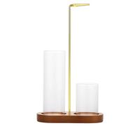 Incense Burner Holder, 8-Shape Glass Incense Stick Holder for Meditation Accessories, Incense Holder for Sticks With Removable Glass Ash Catcher for Yoga, Spa, Tea, Zen Meditation