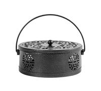 Incense Burner Holder - Backflow Incense Holder | Vintage Aromatherapy Coil House Burner Ash Catcher | Burner Incense Container | Frankincense Aroma Therapy Burner for Indoor Outdoor Outdoor