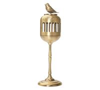 Incense Burner Holder - Bird Design Incense Burner | Bird-Shaped Metal Coil Burner | Aromatherapy Decor For Home | Gold Table Centrepiece For Yoga, Spa, Meditation | Desk Accessory & Camping Supplies
