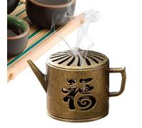 Incense Burner Holder for Sticks and Cones Incense Burner, Hollow Structure Decor Aesthetic Ash Catcher Office Decoration Home Meditation Church Yoga