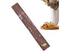 Incense Burner Holder - Handcrafted Aromas Stand, Uniques Design Display | Wooden Ash Catcher for Stick Incense, Home Fragrance Centerpiece, Artistic Meditation Accessory for Relaxation Space