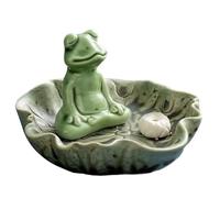Incense Burner Holder, Handmade Frog Stick, 4.53x2.76in Ceramic Scent Diffuser, Multi Functional Scent Tool, Artistic Design for Kitchen, Apartment, Restaurant, Bedroom