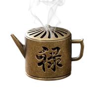 Incense Burner, Incense Cone Burner, Desktop Decoration for Aromatherapy with Ashcatcher, Aesthetic Home Decor for Temple, Yoga, Meditation and Outdoor