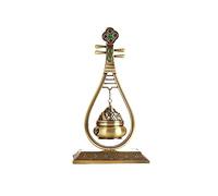 incense burner Light Luxury Copper Incense Burner Decoration Indoor Retro Guqin Style Holder Desktop Incense Holders